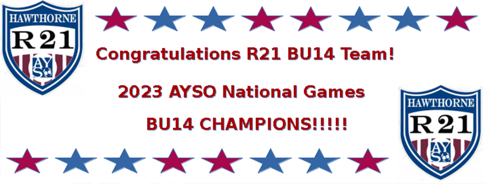 2023 AYSO National Games BU14 Champions!