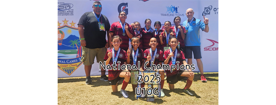 2025 AYSO National Games Champions - GU10
